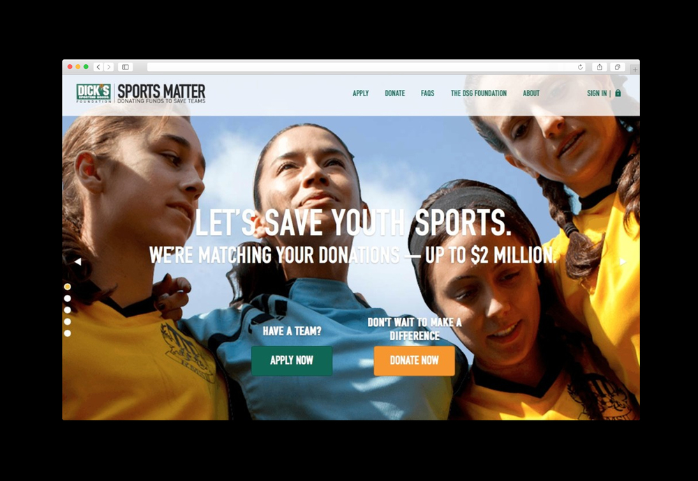 Sports matter website